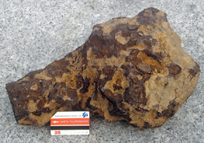 Ten fragment meteorytu waży ponad 70 kg